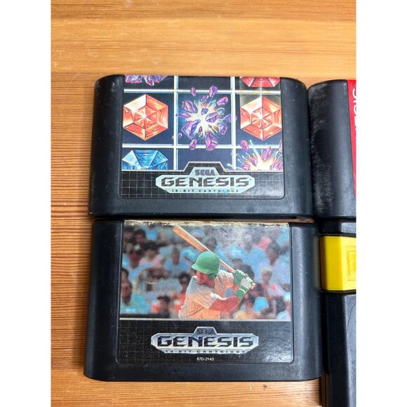 Vintage sega genesis video game baseball, sonic spin ball, hockey, - Picture 4 of 7